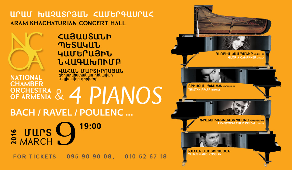 NCOA  and  four  piano